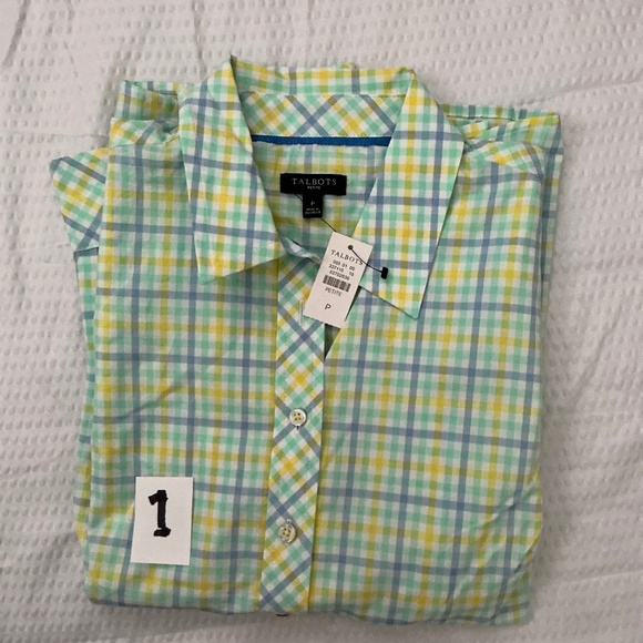 Talbots Modern Classic Button Front Shirt-long sleeve - Picture 2 of 16